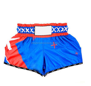 Taille XXL Tissu Respirant de Haute Qualité Ensemble de Boxe Muay Thai Short MMA Logo Personnalisé Vêtements de Sport de Fitness à Taille Élastique à la Mode - Product Image 5