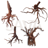 Décoration écologique pour terrarium/vivarium en bois/bambou Java, idéale pour petits aquariums, poissons, lézards et tortues