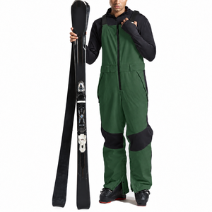 Pantalon de ski coupe-vent grande taille pour homme avec poches zippées, personnalisable, marque privée, fabricant OEM, vente en gros, vêtements d'hiver en vrac - Product Image 6