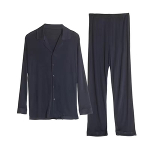 <b>Mens</b> Full Length <b>Pajama</b> <b>Set</b> Cotton Rich Sleepwear Soft Night Suit Comfortable Lounge Clothing Home Wear For Rest And Relaxation - Product Image 1