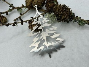 Adorno Navideño Redondo de Madera Cortado con Láser con Escena de Ciervos en el Bosque, Decoración Colgante de Feliz Navidad - Product Image 2