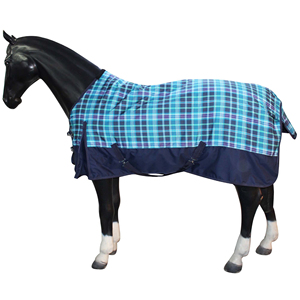 Couverture de cheval en coton de haute qualité, rembourrée, chaude pour l'hiver, avec 4 sangles de fixation, grande rabat de queue, pour le dressage, utilisable toutes saisons - Product Image 1