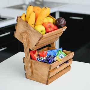 Metal Religious Fruit Storage Stand for Kitchen Gold-Plated Organizer Bread Vegetable <b>Basket</b> Veggies <b>Display</b> Food Rack Living - Product Image 2