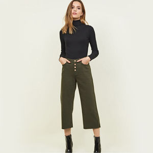 Nouveau design – Jean slim pour femme en 100 % coton à séchage rapide, avec logo personnalisé OEM et haute qualité - Product Image 3