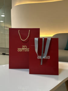 Premium Quality Custom Luxury Paper Bags for Fashion Jewelry Printed Gift Bags with Logo Handle - Product Image 5