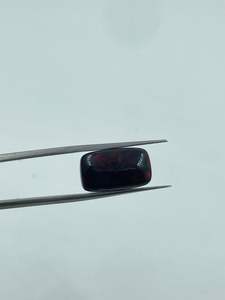 Opale noire naturelle solide, cabochon feu éclatant, haute qualité, rectangulaire, fabriqué en Inde, meilleur prix pour la fabrication de bijoux - Product Image 5