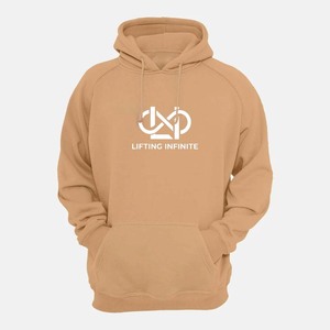 เสื้อฮู้ดแบบสวม Unisex รุ่น Lifting Infinite สีดำ ผ้าฝ้ายเฟรนช์เทอร์รี่ มีโลโก้ด้านหน้า มีกระเป๋าเสื้อ สไตล์ลำลอง สตรีทแวร์ เหมาะสำหรับใส่ในฤดูใบไม้ร่วง แห้งเร็ว - Product Image 5