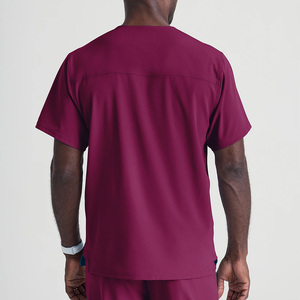 Medical Beauty Healthcare Short Sleeve <b>Scrubs</b> Uniform Men Fashion Workwear Stylish <b>Scrub</b> <b>Set</b> For Hospital Use - Product Image 6