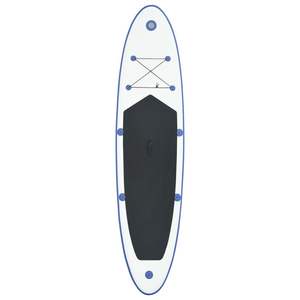 Blue and White <b>Inflatable</b> <b>Stand</b>-<b>Up</b> <b>Paddle</b> <b>Board</b> Set SUP Surfboard Accessory - Product Image 3