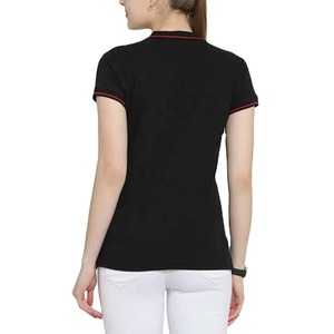 เสื้อโปโลผู้หญิง OEM ระบายอากาศได้ดี มีปก คอปก แบบสั่งทำได้ ขายส่ง เสื้อยืดแขนสั้นสำหรับผู้หญิง ผู้ผลิตเสื้อกอล์ฟ - Product Image 6