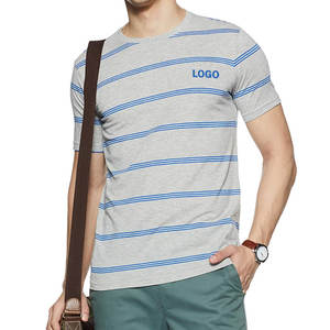 Stripped Design Men T Shirt With <b>Cheap</b> Rate Outdoor Wear Indoor Use Office Friendly Travel Ready Vacation Clothing High Quality - Product Image 3