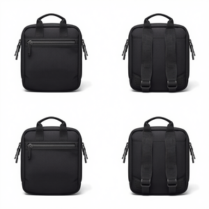 Bolsa Organizadora Compacta Premium, Doble Cierre, Correa de Hombro Ajustable, Resistente al Agua, Poliéster/Nailon - Product Image 1