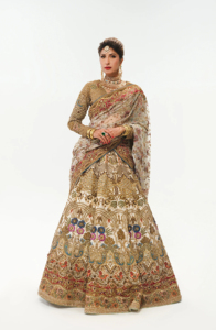 Vestido de Novia Tradicional Pakistaní, Lehenga Choli, Terciopelo Bordado para Fiesta, Sin Arrugas, Secado Rápido, Venta al Por Mayor, Lujoso, El Mejor - Product Image 4