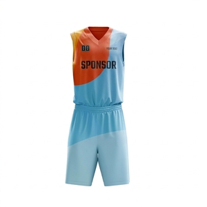 Maillot de basketball personnalisé avec nom et numéro du joueur, imprimé par transfert thermique, respirant, séchage rapide, grandes tailles, été, faible MOQ, tenue d'équipe - Product Image 1