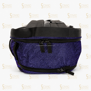 Sac à dos à motif de fils violets, souple, imperméable, fermeture éclair, unisexe, usage quotidien, capacité 20-35L, style minimaliste - Product Image 6