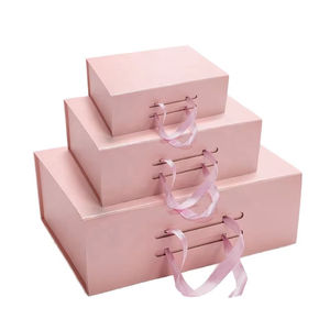 Luxury Foldable Magnetic Gift <b>Boxes</b> Ribbon Custom <b>Paper</b> Packing Solution for <b>Storage</b> Sponge Lining Matt Lamination Free Sample - Product Image 1