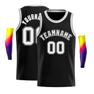 Ensemble de maillots de basketball personnalisés neufs en gros avec coudières et numéros sublimés, uniforme d'équipe léger à séchage rapide, fabricant OEM - Product Image 5