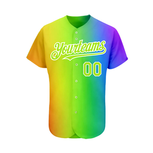 เสื้อเบสบอลแบบกำหนดเองสำหรับผู้ชาย ชุดทีม โพลีเอสเตอร์ 100% แห้งเร็ว ระบายอากาศได้ดี คอวี ทรงปกติ เสื้อผ้ากีฬา - Product Image 2