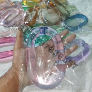 High Demanding <b>Large</b> Scale Resin Chain Link Wall Mounted Hanging <b>Ornament</b> Multicolored Transparent Links Interior Decor items - Product Image 4