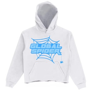 Sudadera con Capucha de Alta Calidad para Invierno, Diseño de Araña, 100% Algodón, Teñido Liso, Personalizada, con Dobladillo sin Cordón - Product Image 3