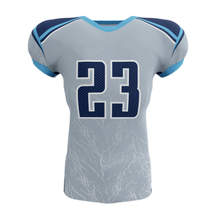 Camiseta de Fútbol Americano Estampada Digitalmente, 100% Poliéster, Secado Rápido, Manga Corta, Ropa Deportiva para Hombre, Venta Directa de Fábrica - Product Image 1