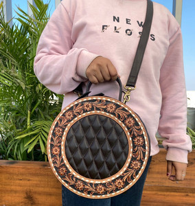 Bolso cruzado de cuero con diseño personalizado a la moda 2025 para mujer, patrón de entramado de diamantes, forro de nailon, cierre de cremallera, monedero - Product Image 2