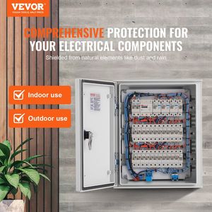 Scatola Elettrica in Fibra di Vetro NEMA 4X 12x10x6 IP66 Impermeabile e Resistente alla Polvere per Elettronica e Strumenti da Esterno - Product Image 2