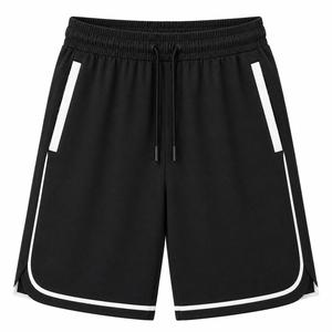 Shorts Bermuda pour Hommes Personnalisables en Toile Couleur Unie Respirants Séchage Rapide avec Cordon de Serrage Design Logo Personnalisé Décontracté Athlétique - Product Image 4