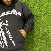 Sweat-shirts à capuche unisexes de haute qualité pour l'automne, surdimensionnés, avec logo personnalisé, en coton et polyester épais, sweat-shirt à capuche avec nom de marque personnalisé