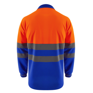 Custom Hi <b>Vis</b> Reflective <b>T</b> <b>Shirt</b> Safety for Construction Workwear <b>High</b> Visibility Polo Short Sleeve Quick Drying - Product Image 4