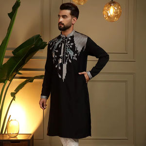 Kurta classique indien pour homme – Tenue ethnique de créateur pour les fêtes - Product Image 1