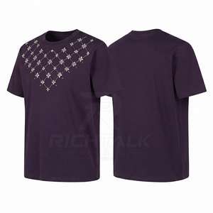 Camisetas de Hombre con Pedrería, Fabricadas en Pakistán, 100% Algodón, Venta al Por Mayor, Calidad Premium, en Stock, Transpirables y de Secado Rápido - Product Image 3