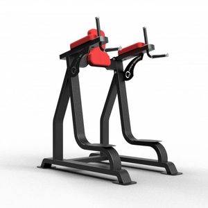 Station de dips verticale en acier pour exercices de genoux, équipement de gym commercial avec fonctions de sécurité - Product Image 5