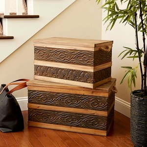 Wooden <b>Storage</b> <b>Box</b> Perfect <b>For</b> Coffee Table <b>Storage</b> Living Room <b>Decor</b> Blanket Organizer And Keepsake Trunk <b>Box</b> From India - Product Image 6