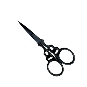Ciseaux à cuticules Tegra Surgical OEM personnalisables en acier inoxydable de couleur, avec logo, 9 cm, manche élégant brodé - Product Image 4