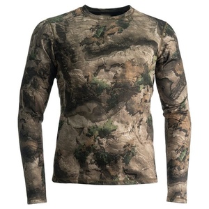 เสื้อเชิ้ตแขนยาวลายพรางสำหรับผู้ชาย ระบายเหงื่อได้ดี ผลิตจากโพลีเอสเตอร์ 100% เหมาะสำหรับใส่ในฤดูใบไม้ร่วง - Product Image 2