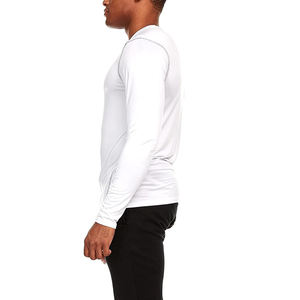 Customized Dry Fit Long Sleeve T-shirt for <b>Men</b> Custom logo Plain Polyester Round Neck <b>Thermal</b> Long Sleeve Shirt For <b>Men's</b> - Product Image 2