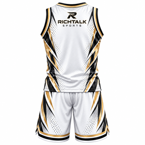 Uniforme de Baloncesto Transpirable Personalizado a Precio de Fábrica para Adultos, Tela de Poliéster, Diseño de Alta Calidad - Product Image 2