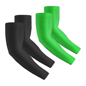 Manchons de protection solaire UPF50+ en polyester solide, dernière collection, prix usine, manches longues, pour hommes, noir, vert, plusieurs couleurs - Product Image 5