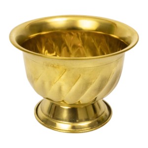 Recipiente para Kumkum de Latón Hecho a Mano de 2.7 Pulgadas, para Pooja, Regalos y Decoración del Hogar, Hecho en India - Product Image 1