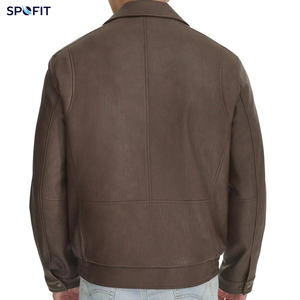 Custom Casual Winter Warm Padded Pilot Retro Windproof Waterproof MA1 Flight Bomber <b>Jacket</b> Stand Collar Zipper Closure for <b>Men</b> - Product Image 4