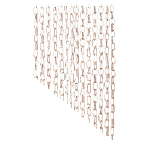 Sculpture abstraite géométrique de luxe en acrylique à maillons de chaîne, ornement de table basse moderne pour la maison, idéale pour l'intérieur. - Product Image 2