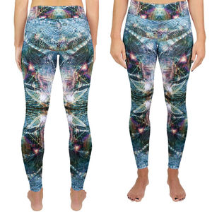 Leggings Casuales para Mujer, Material Personalizado con Logotipo, Leggings Sublimados, Cintura Elástica, Leggings Sublimados a la Moda - Product Image 5