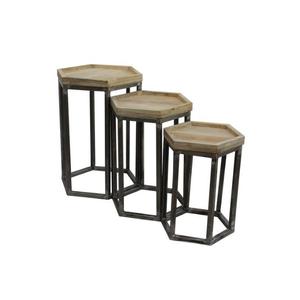 Midcentury Modern Eco-Friendly Durable Solid Wood <b>Side</b> <b>Table</b> with 2 Drawers <b>Storage</b> Furniture for Bedroom and Living Room - Product Image 3