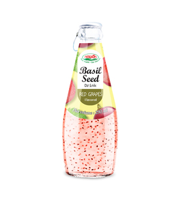 Zumo de naranja al por mayor con Semilla de albahaca con certificado ISO 290ml Muestra gratis Fabricante de bebidas BRCGS orgánicas HALAL EU - Product Image 4