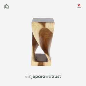 Custom Sungkai Wood Side Table Handmade <b>Stool</b> End Table for Resort Cafe Wholesale Indonesia - Product Image 5