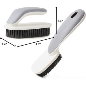 Set di 2 Spazzole Morbide per Bucato, Strumento per la Pulizia di Scarpe e Vestiti, Spazzola per la Pulizia Domestica del Bagno - Product Image 3