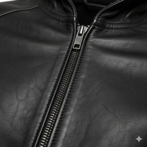 Leather Hoodie Stylish Everyday Use Modern Fashion Winter Men Women High Quality - Product Image 4