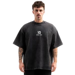 เสื้อยืดคอตตอนโอเวอร์ไซส์ผู้ชาย ทรงหลวม แขนสั้น สไตล์สตรีทแวร์ เสื้อยืดลำลองใส่ได้ทุกวัน ขายส่งจากผู้ผลิตและผู้จัดจำหน่าย - Product Image 1