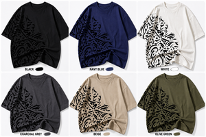 Camiseta Extra Grande de Lujo con Caligrafía Árabe, Hecha con Algodón Egipcio Importado |   Camiseta Premium de Estilo Urbano de Oriente Medio para Hombre y Mujer - Product Image 5